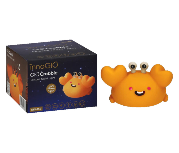 InnoGIO Silikonowa lampka nocna CRABBIE - 1537882 - zdjęcie 2